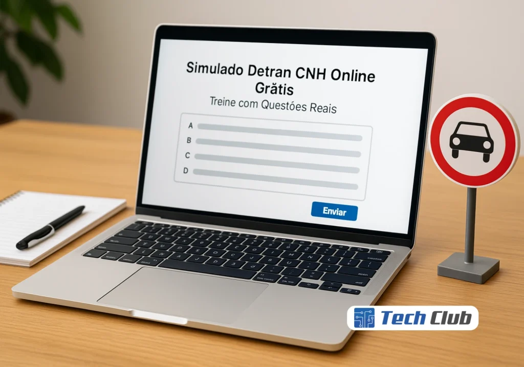 Simulado Detran CNH Online Grátis: Treine com Questões Reais - Canal Tech