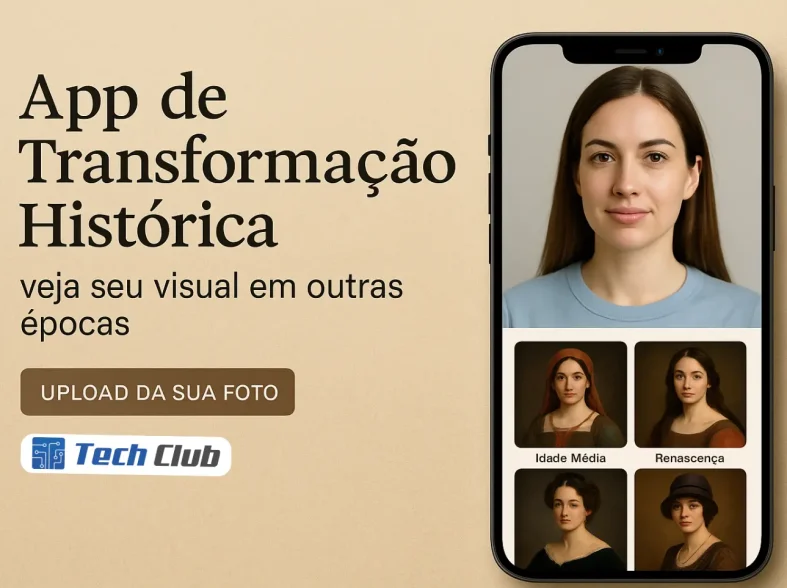 App de Transformação Histórica: veja seu visual em outras épocas - Canal Tech